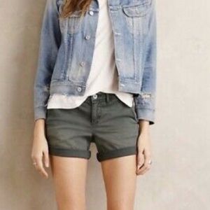 Anthropologie dark gray shorts